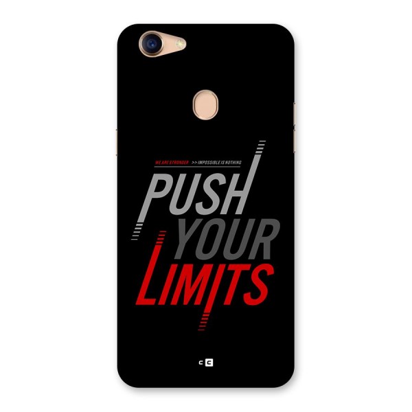 Push Your Limits Back Case for Oppo F5