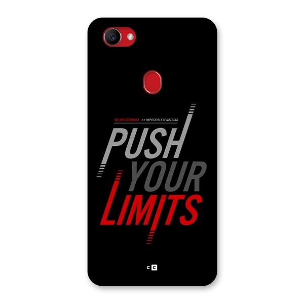 Push Your Limits Back Case for Oppo F7