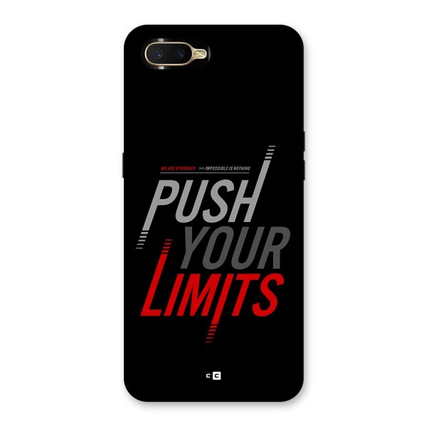 Push Your Limits Back Case for Oppo K1