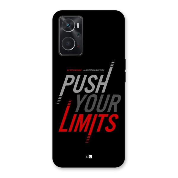 Push Your Limits Back Case for Oppo K10 4G