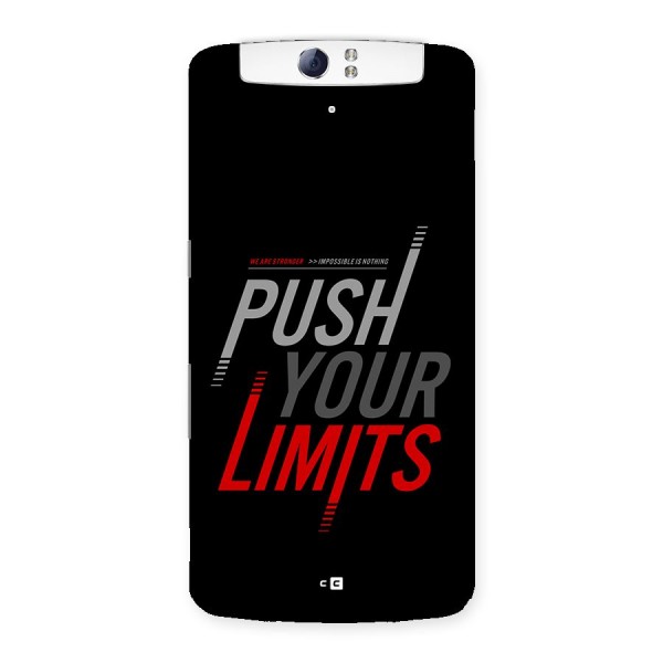 Push Your Limits Back Case for Oppo N1