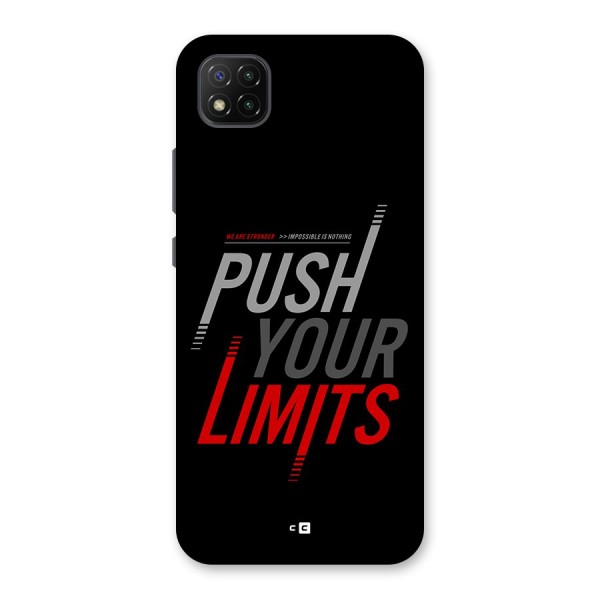 Push Your Limits Back Case for Poco C3