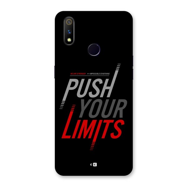 Push Your Limits Back Case for Realme 3 Pro