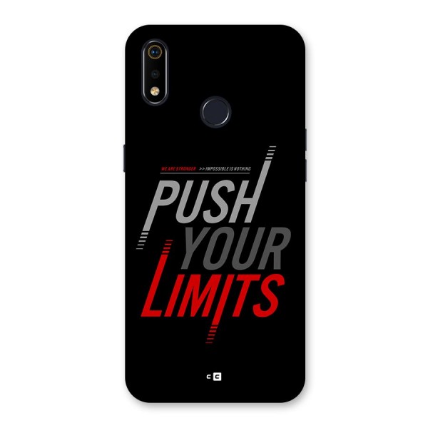 Push Your Limits Back Case for Realme 3i