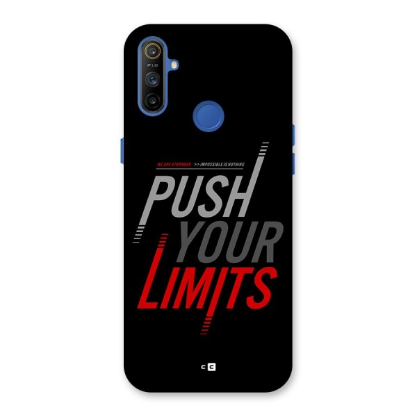 Push Your Limits Back Case for Realme Narzo 10A