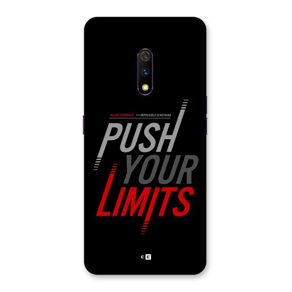 Push Your Limits Back Case for Realme X