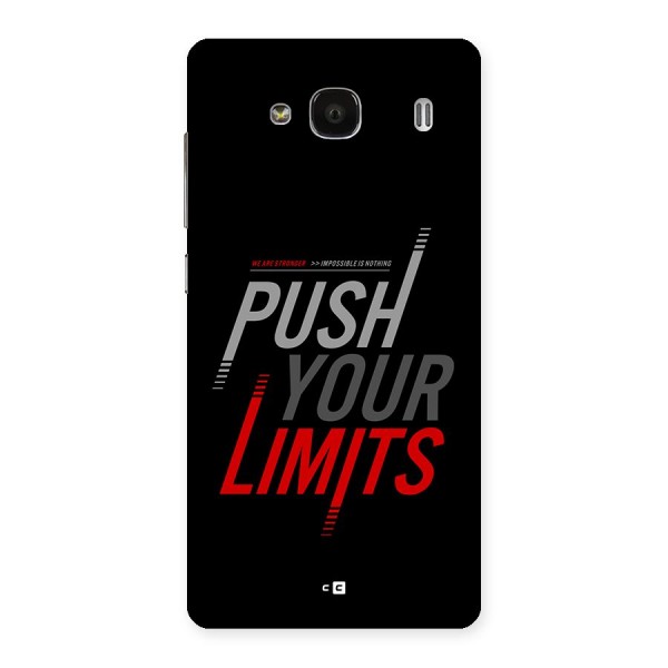 Push Your Limits Back Case for Redmi 2s