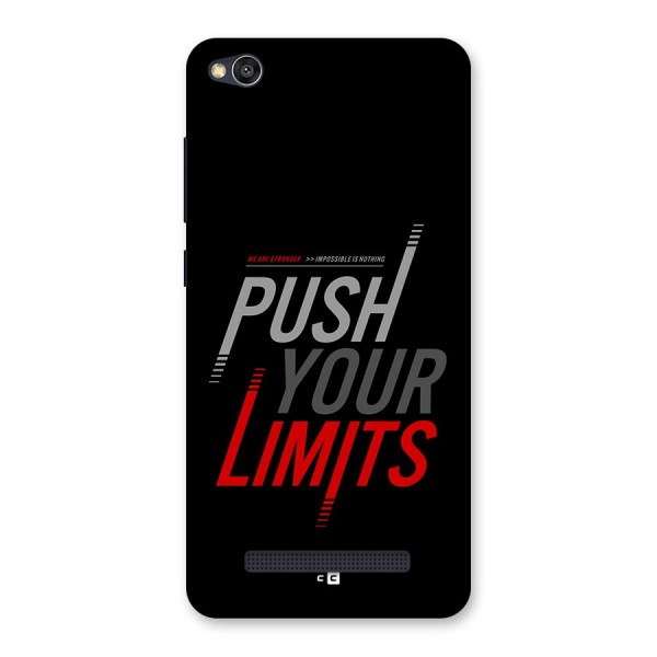 Push Your Limits Back Case for Redmi 4A