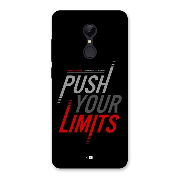 Push Your Limits Back Case for Redmi 5