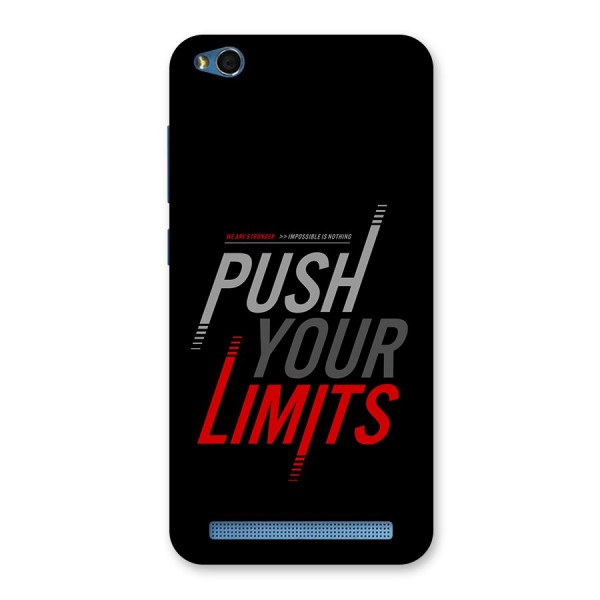 Push Your Limits Back Case for Redmi 5A