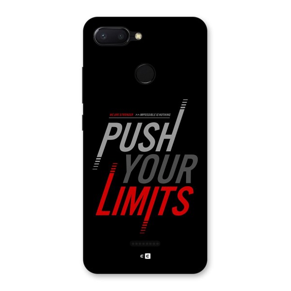 Push Your Limits Back Case for Redmi 6