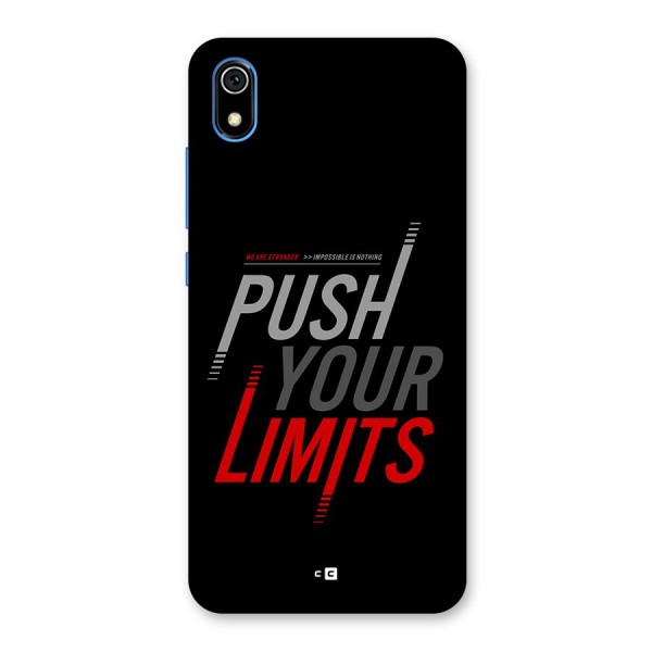 Push Your Limits Back Case for Redmi 7A