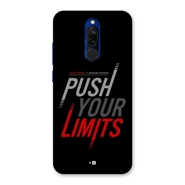 Push Your Limits Back Case for Redmi 8