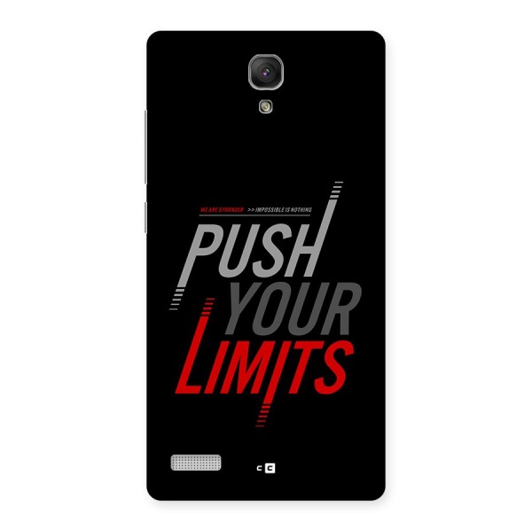 Push Your Limits Back Case for Redmi Note