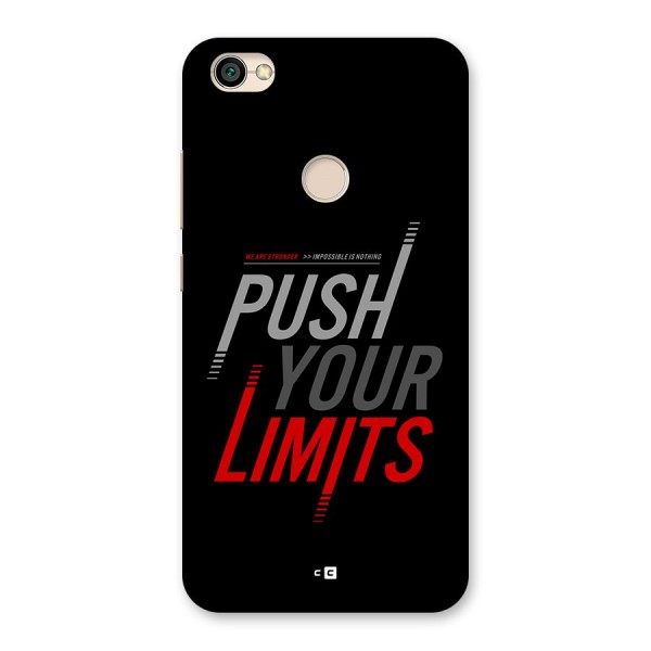 Push Your Limits Back Case for Redmi Y1 2017