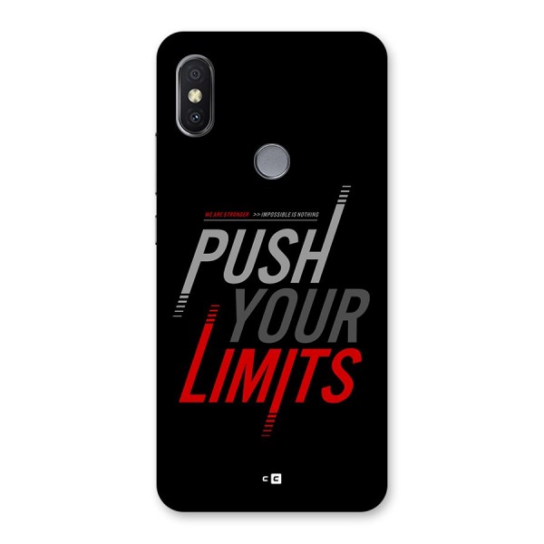 Push Your Limits Back Case for Redmi Y2