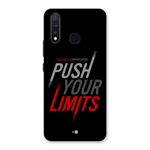 Push Your Limits Back Case for Vivo U20