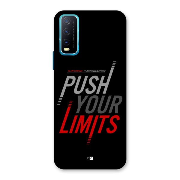 Push Your Limits Back Case for Vivo Y12s