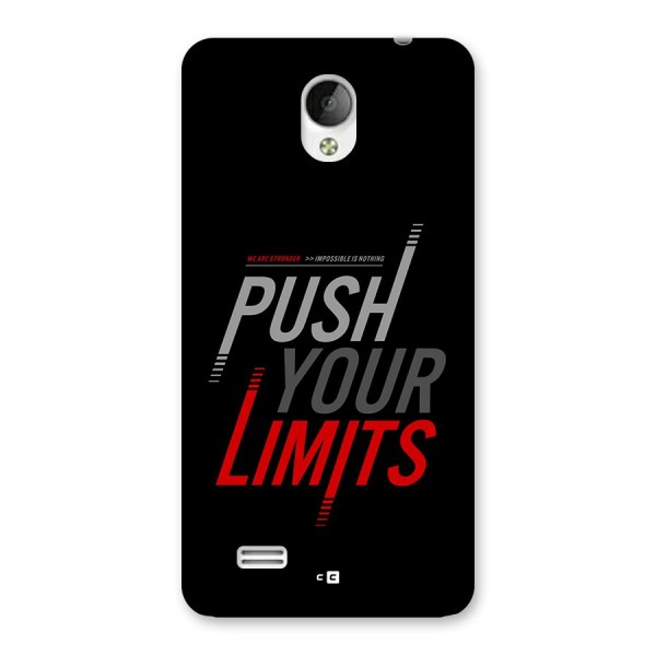 Push Your Limits Back Case for Vivo Y21