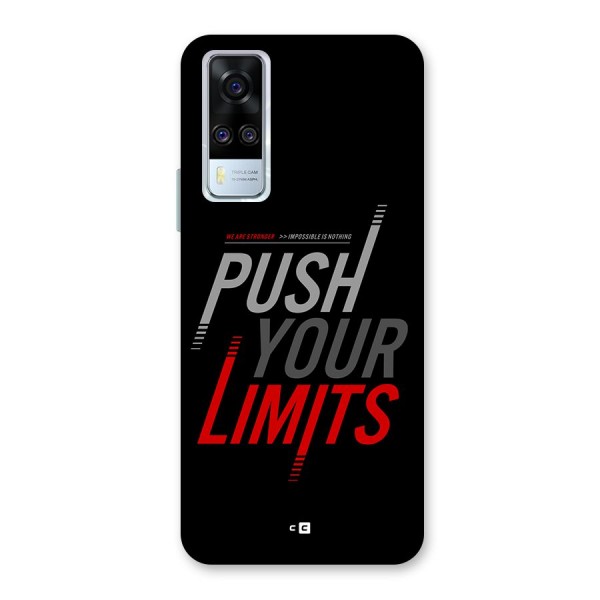 Push Your Limits Back Case for Vivo Y51A