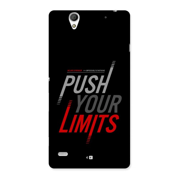 Push Your Limits Back Case for Xperia C4