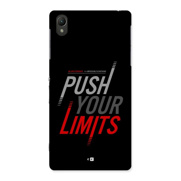 Push Your Limits Back Case for Xperia Z2