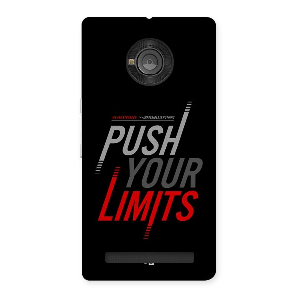 Push Your Limits Back Case for Yuphoria