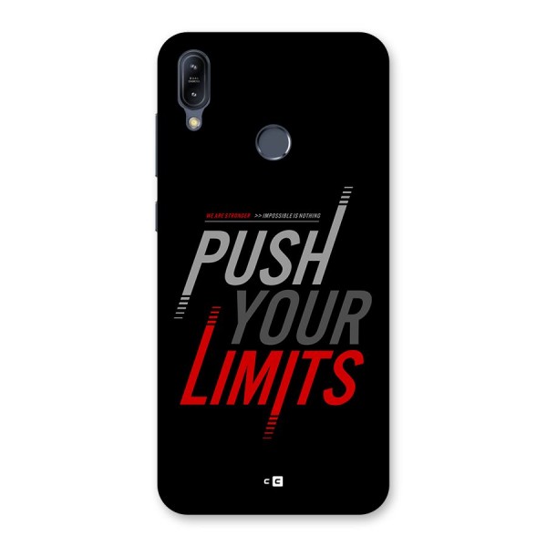 Push Your Limits Back Case for Zenfone Max M2