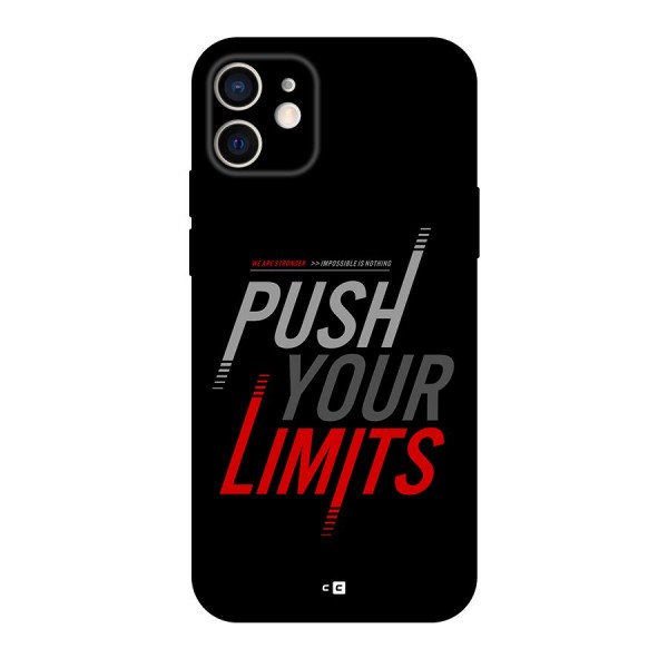 Push Your Limits Back Case for iPhone 12