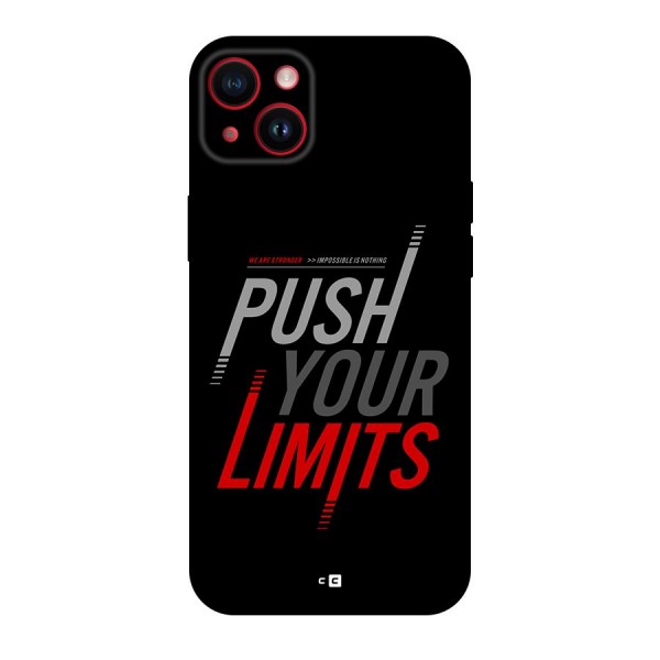 Push Your Limits Back Case for iPhone 14 Plus