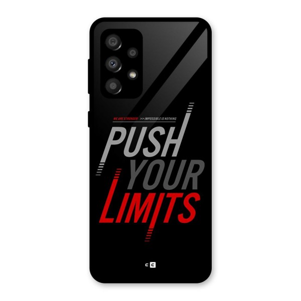 Push Your Limits Glass Back Case for Galaxy A32