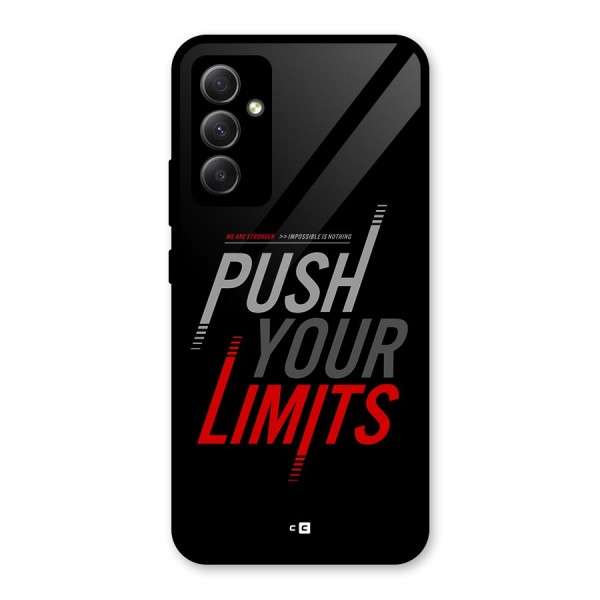 Push Your Limits Glass Back Case for Galaxy A34