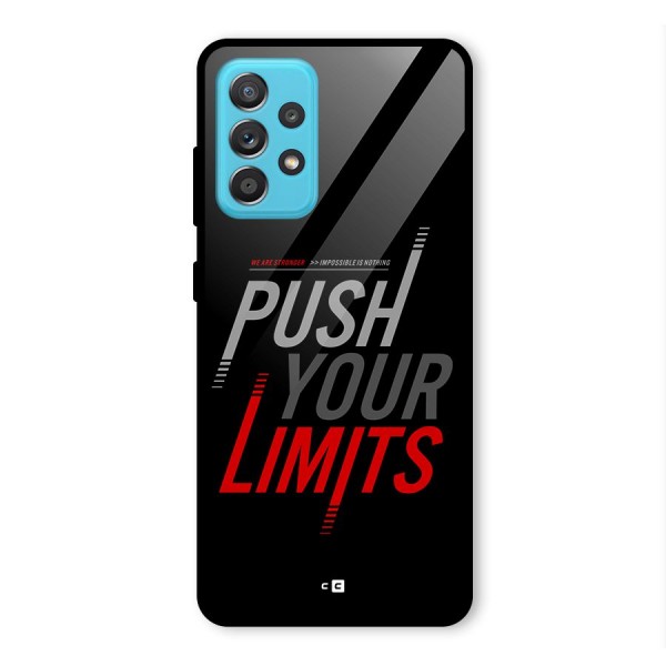 Push Your Limits Glass Back Case for Galaxy A52s 5G