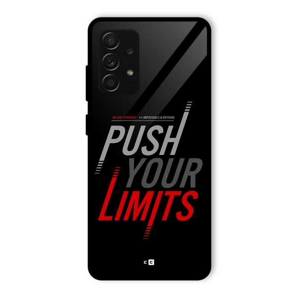 Push Your Limits Glass Back Case for Galaxy A53 5G