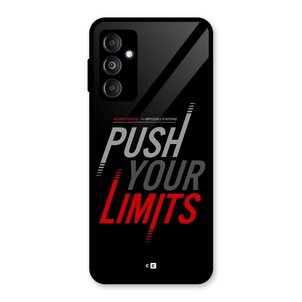 Push Your Limits Glass Back Case for Galaxy M14 5G