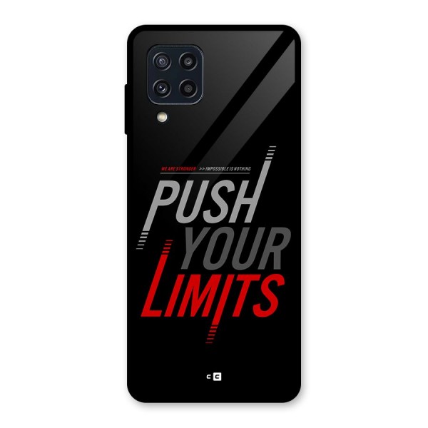 Push Your Limits Glass Back Case for Galaxy M32