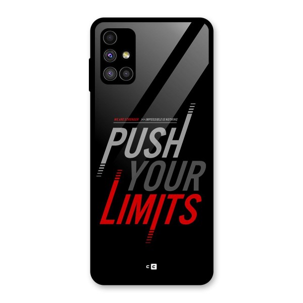 Push Your Limits Glass Back Case for Galaxy M51