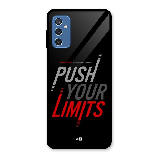 Push Your Limits Glass Back Case for Galaxy M52 5G