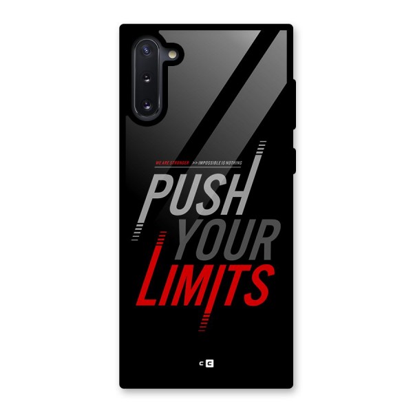 Push Your Limits Glass Back Case for Galaxy Note 10