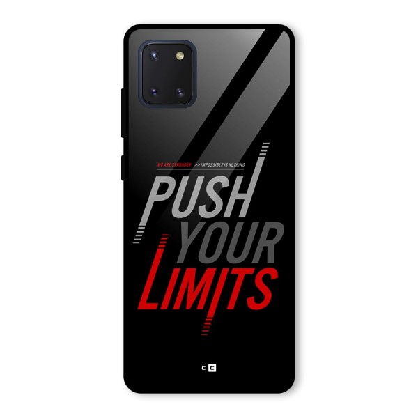 Push Your Limits Glass Back Case for Galaxy Note 10 Lite