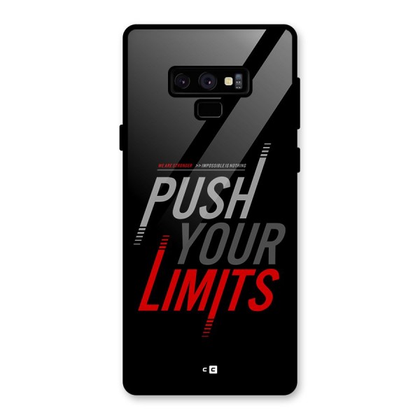 Push Your Limits Glass Back Case for Galaxy Note 9