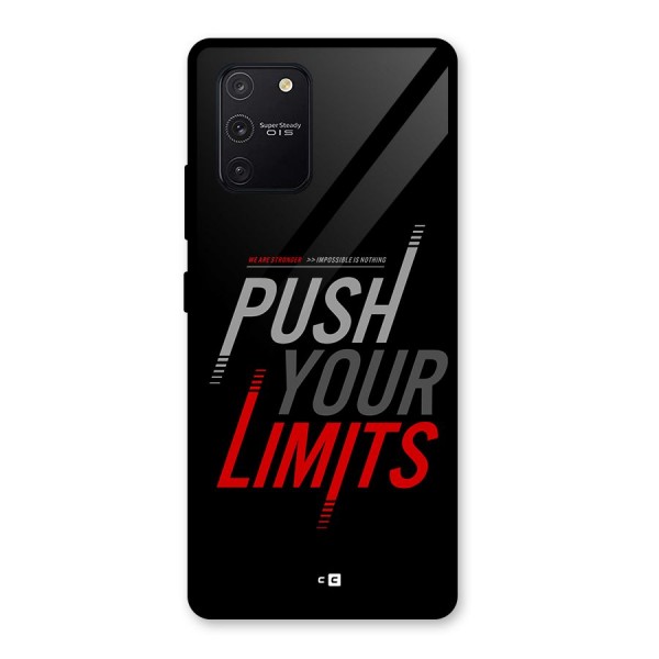 Push Your Limits Glass Back Case for Galaxy S10 Lite