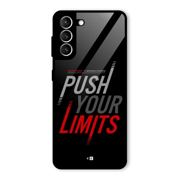 Push Your Limits Glass Back Case for Galaxy S21 5G