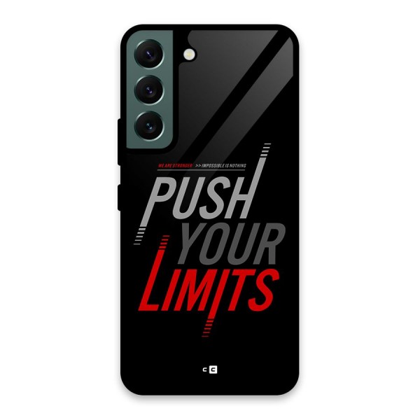 Push Your Limits Glass Back Case for Galaxy S22 5G