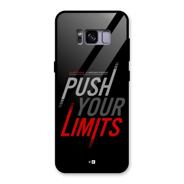 Push Your Limits Glass Back Case for Galaxy S8