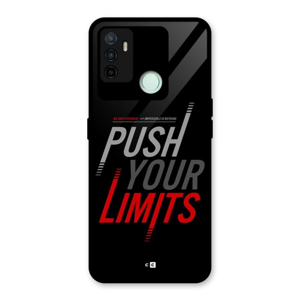 Push Your Limits Glass Back Case for Oppo A53