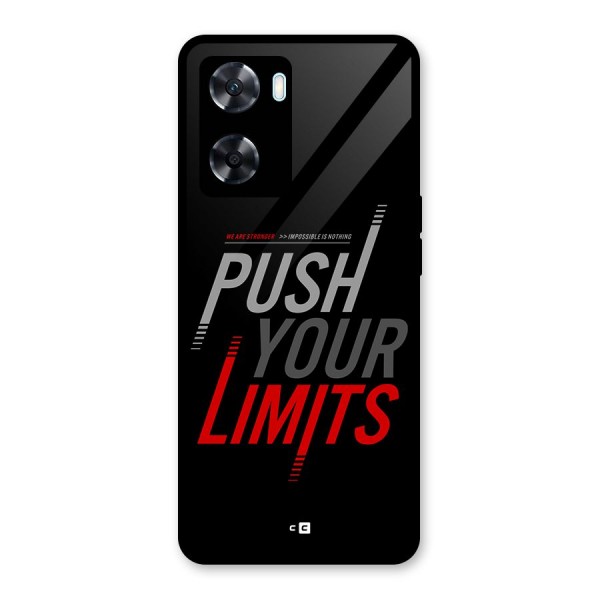 Push Your Limits Glass Back Case for Oppo A77