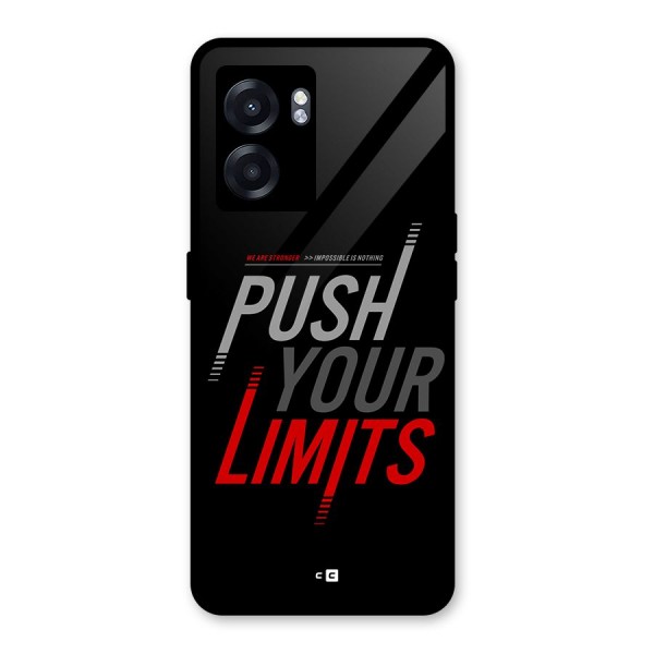 Push Your Limits Glass Back Case for Oppo K10 (5G)