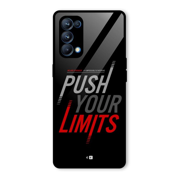 Push Your Limits Glass Back Case for Oppo Reno5 Pro 5G