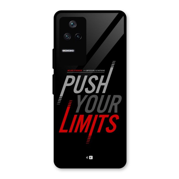 Push Your Limits Glass Back Case for Poco F4 5G